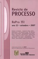 REVISTA DE PROCESSO VOL/151 SETEMBRO 2007