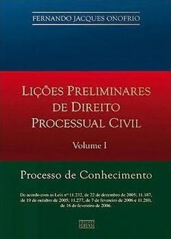 LICOES PRELIMINARES DE DIREITO PROCESSUAL CIVIL-VOL.1-ONOFRI