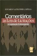 COMENTARIOS AS LEIS DE LICITACOES E LEGISLACAO EXTRAVAGANTE