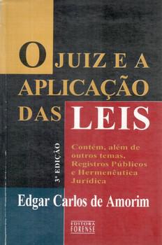 JUIZ E A APLICACAO DAS LEIS