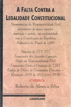 FALTA CONTRA A LEGALIDADE CONSTITUCIONAL,A