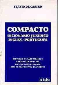 COMPACTO DICIONARIO JURIDICO INGLES