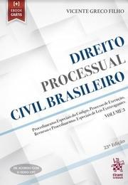 DIREITO PROCESSUAL CIVIL BRASILEIRO-GRECO-VOLUME 3