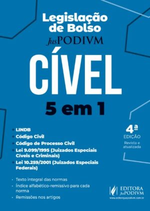 LEGISLACAO DE BOLSO JUSPODIVM - CIVEL 5 EM 1