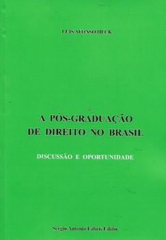 POS-GRADUACAO DE DIREITO NO BRASIL