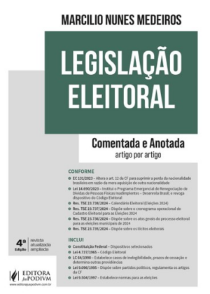 LEGISLACAO ELEITORAL COMENTADA E ANOTADA