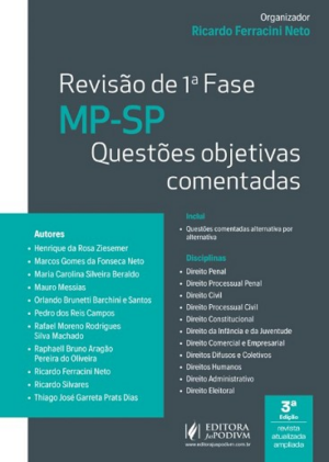 REVISAO - 1ª FASE - MP SP: QUESTOES OBJETIVAS COMENTADAS