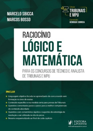 TRIBUNAIS E MPU - RACIOCINIO LOGICO E MATEMATICA - PARA TECNICO E ANALISTA