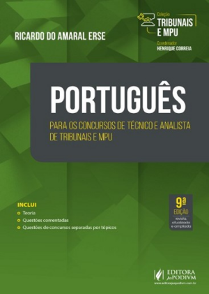COLECAO TRIBUNAIS E MPU - PORTUGUES - PARA OS CONCURSOS DE TECNICO E ANALISTA