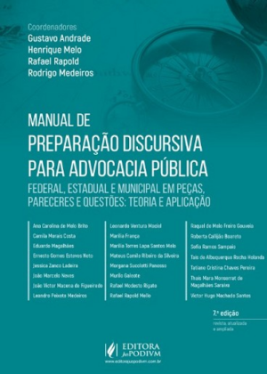 MANUAL DE PREPARACAO DISCURSIVA PARA ADVOCACIA PUBLICA
