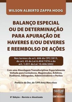 BALANCO ESPECIAL PARA APURACAO DE HAVERES E REEMBOLSO DE ACO