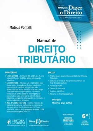 MANUAL DE DIREITO TRIBUTARIO