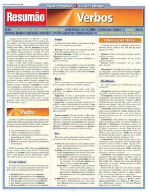 RESUMAO - VERBOS