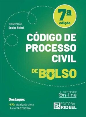 CODIGO DE PROCESSO CIVIL - CPC DE BOLSO