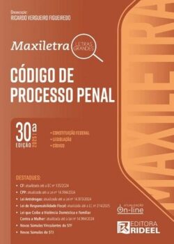 CODIGO DE PROCESSO PENAL - MAXILETRA