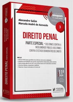 SINOPSES PARA CONCURSOS - V.03 - DIREITO PENAL - PARTE ESPECIAL