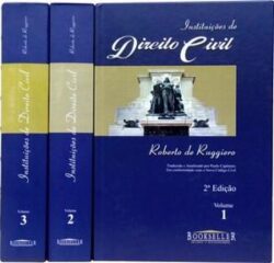 INSTITUICOES DE DIREITO CIVIL 3VOLS.-BOOKSELLER-RUGGIERO