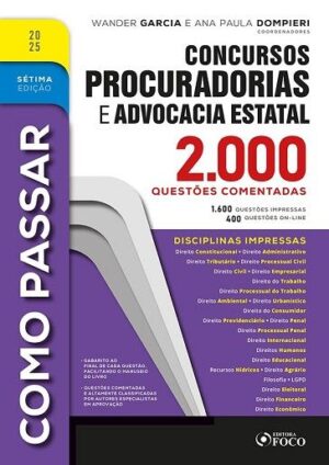 COMO PASSAR EM CONCURSOS - PROCURADORIAS E ADVOCACIA ESTATAL