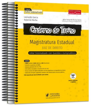 CADERNO DE TREINO - MAGISTRATURA ESTADUAL - JUIZ DE DIREITO