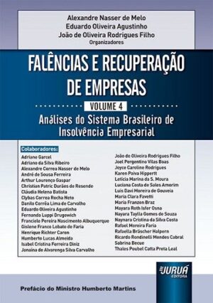 FALENCIAS E RECUPERACAO DE EMPRESAS - VOLUME 4
