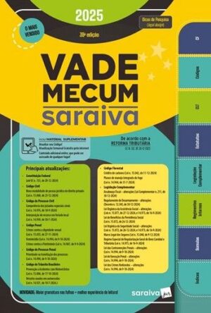 VADE MECUM TRADICIONAL SARAIVA - 1º SEMESTRE 2025