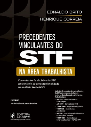 PRECEDENTES VINCULANTES DO STF NA AREA TRABALHISTA