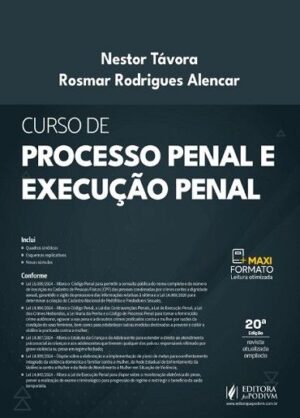 CURSO DE PROCESSO PENAL E EXECUCAO PENAL