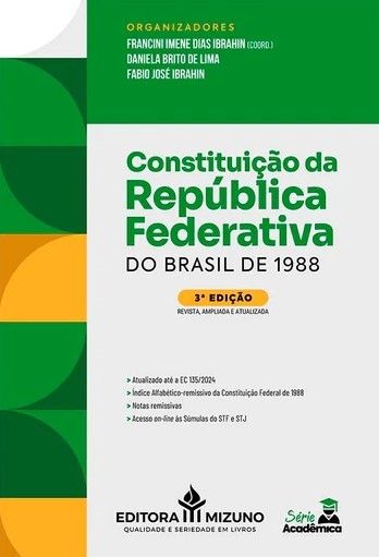 CONSTITUICAO FEDERAL DA REPUBLICA FEDERATIVA DO BRASIL DE 1988 ...