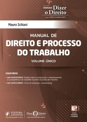 MANUAL DE DIREITO E PROCESSO DO TRABALHO