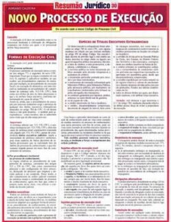 RESUMAO JURIDICO 30 - NOVO PROCESSO DE EXECUCAO