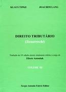 DIREITO TRIBUTARIO (STEUERRECHT)-VOL. III-SAFE