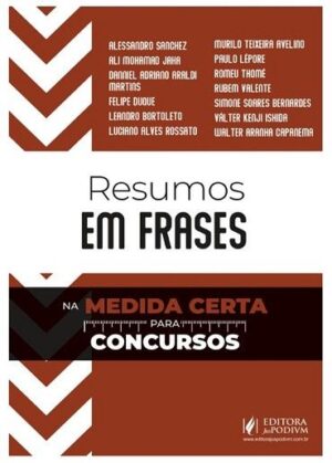 RESUMO EM FRASES NA MEDIDA CERTA PARA CONCURSOS