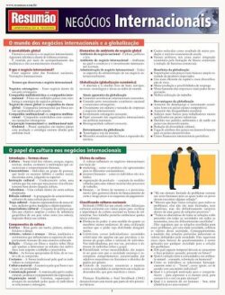 RESUMAO ADMINISTRACAO & NEGOCIOS - NEGOCIOS INTERNACIONAIS