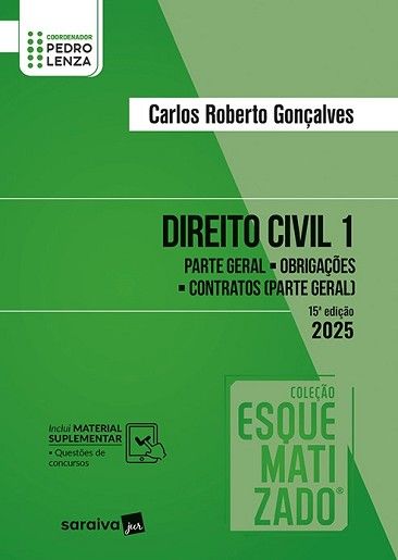 COLECAO ESQUEMATIZADO - DIREITO CIVIL VOL.1