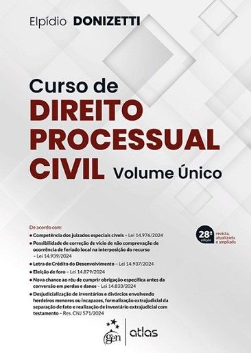 CURSO DE DIREITO PROCESSUAL CIVIL