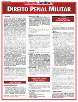 RESUMAO JURIDICO 29 - DIREITO PENAL MILITAR