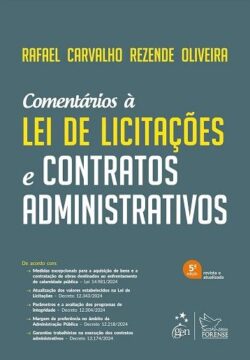 COMENTARIOS A NOVA LEI DE LICITACOES E CONTRATOS ADMINISTRATIVOS