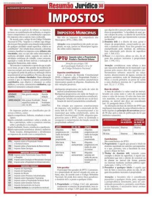 RESUMAO JURIDICO 28 - IMPOSTOS