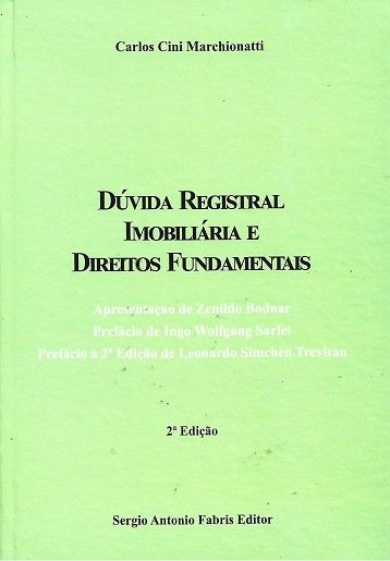 DUVIDA REGISTRAL IMOBILIARIA E DIREITOS FUNDAMENTAIS