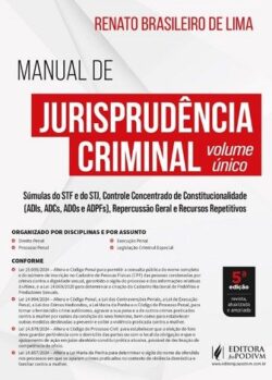 MANUAL DE JURISPRUDENCIA CRIMINAL - VOLUME UNICO