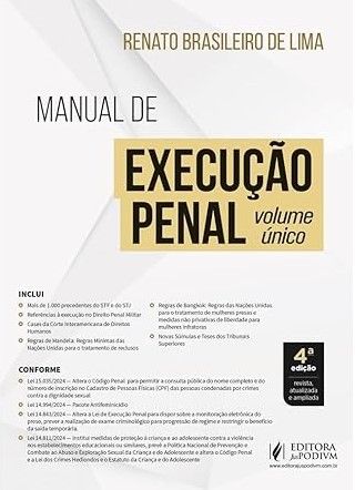 MANUAL DE EXECUCAO PENAL - VOLUME UNICO