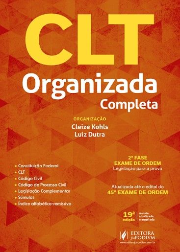 CLT ORGANIZADA COMPLETA
