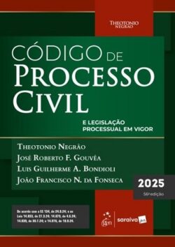 CODIGO DE PROCESSO CIVIL E LEGISLACAO PROCESSUAL EM VIGOR