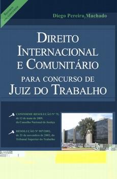 DIREITO INTERNACIONAL E COMUNITARIO PARA CONCURSO DE JUIZ DO