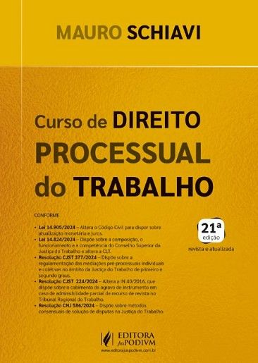 CURSO DE DIREITO PROCESSUAL DO TRABALHO