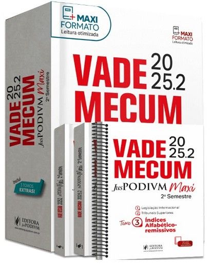 VADE MECUM JUSPODIVM MAXI 2025 - 2º SEMESTRE