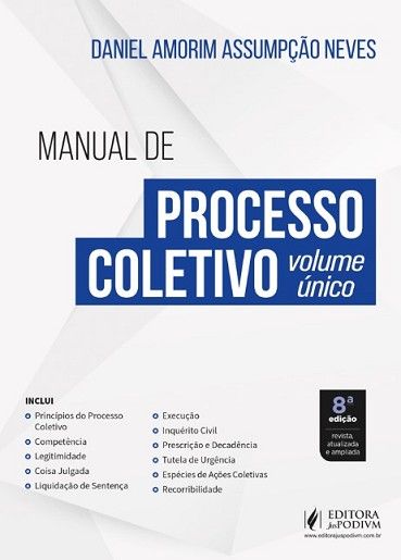 MANUAL DE PROCESSO COLETIVO - VOLUME UNICO