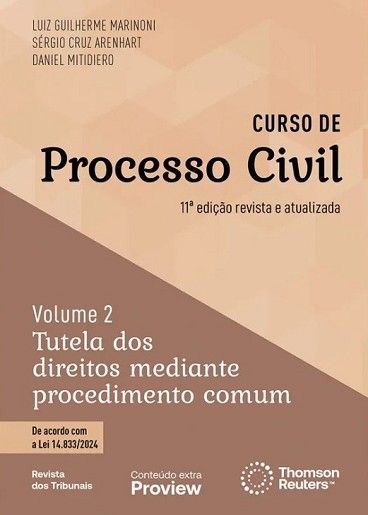 CURSO DE PROCESSO CIVIL - VOL.2 - TUTELA DOS DIREITOS MEDIANTE PROCEDIMENTO COMUM
