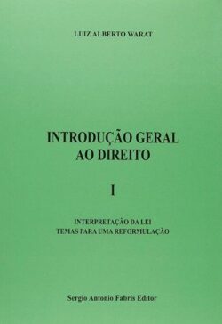 INTRODUCAO GERAL AO DIREITO I