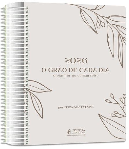 GRAO DE CADA DIA - O PLANNER DO CONCURSEIRO